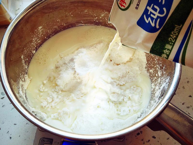 纯奶手撕吐司的做法 步骤1