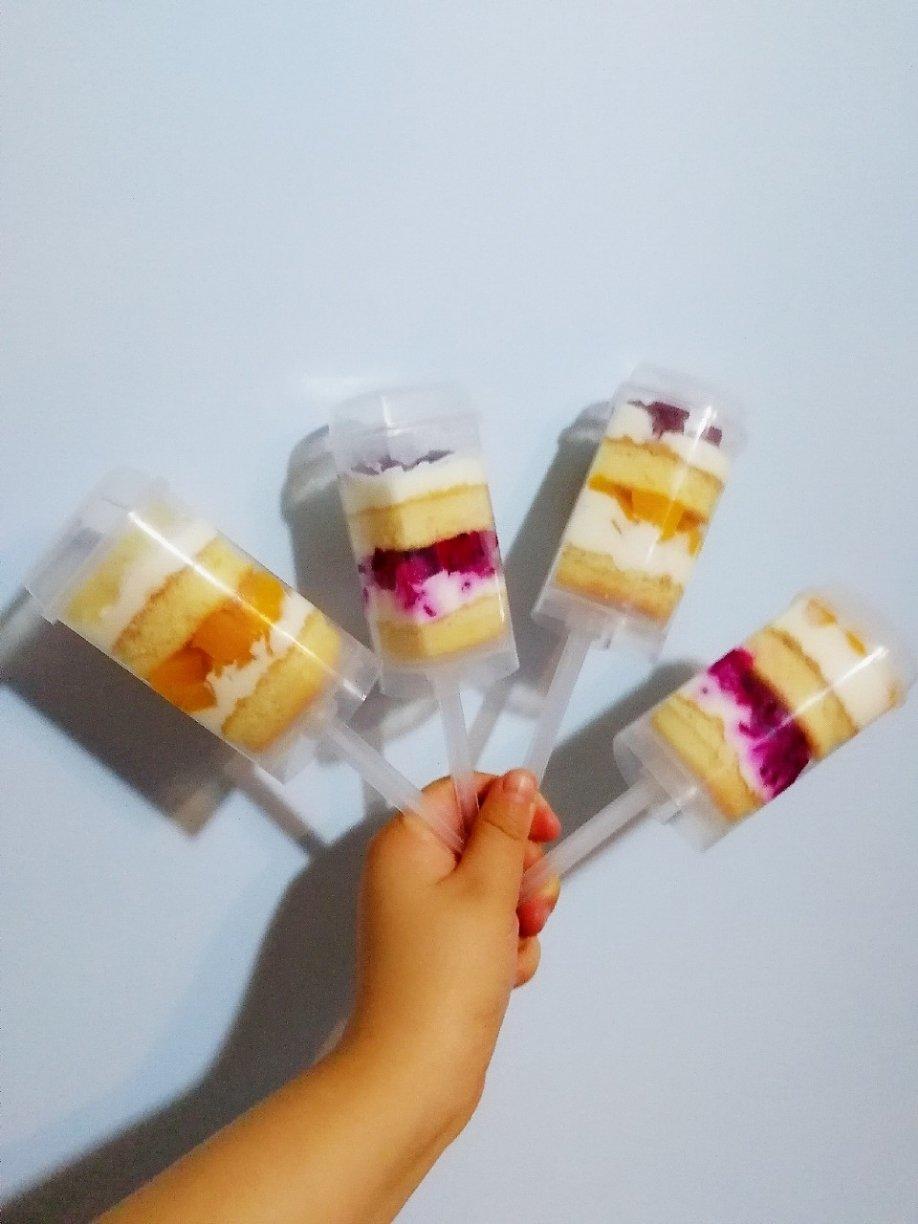 初晴_ox2b做的推推乐蛋糕(水果型)