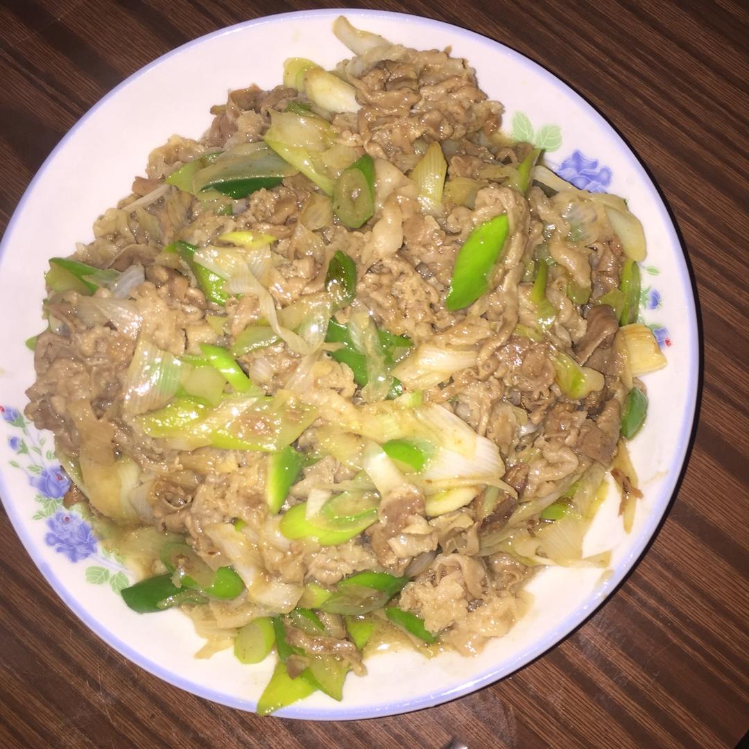 葱爆羊肉