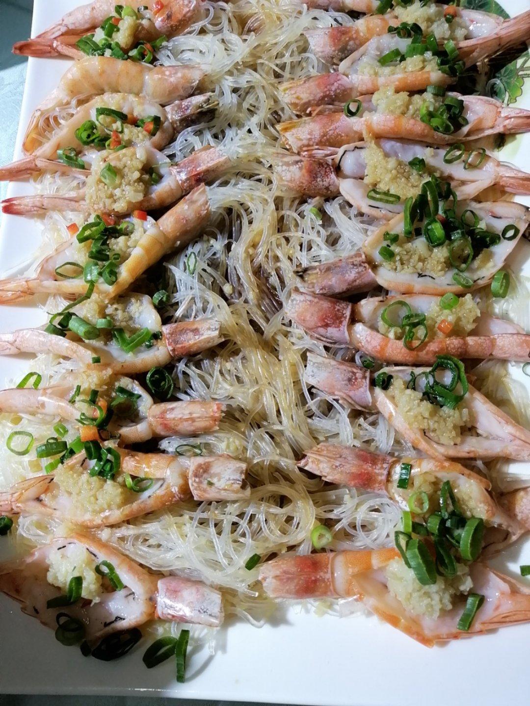 蒜蓉粉丝蒸虾