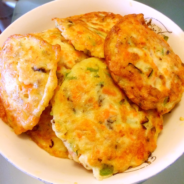 两点水水小妞做的香煎豆腐饼