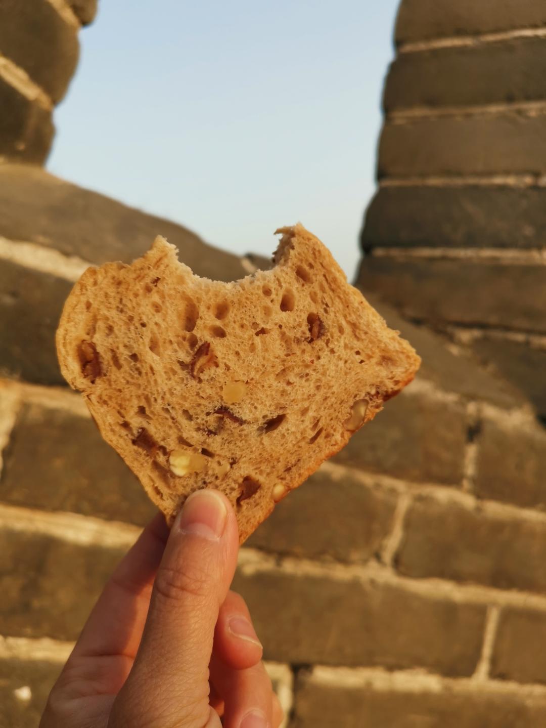 红枣核桃料多多，一炉8条小吐司记录