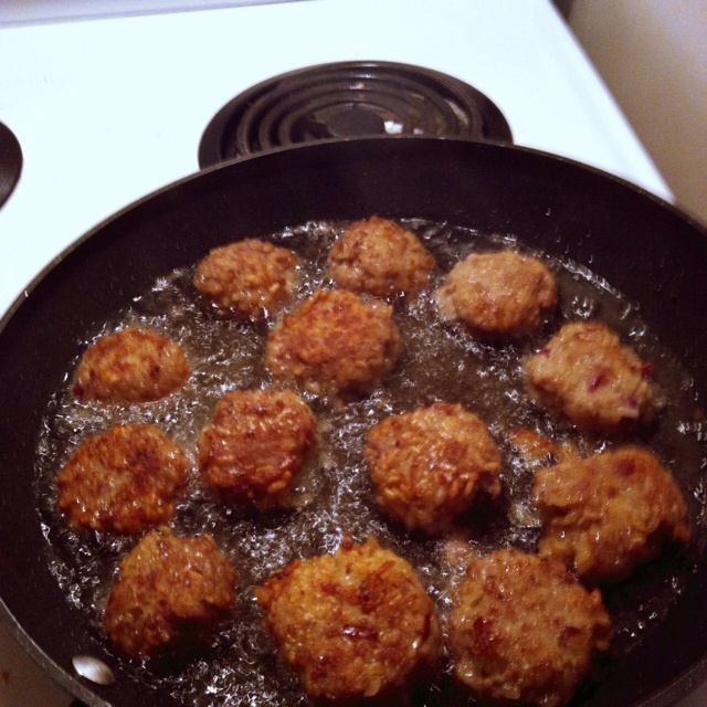 香炸糯米肉圆