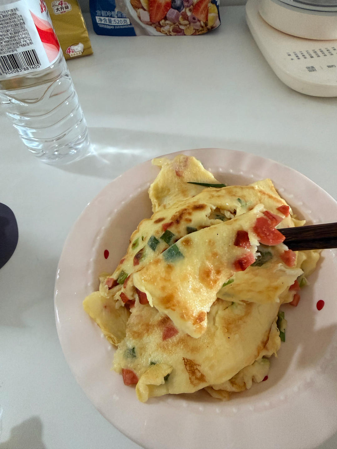 简单快手鸡蛋饼 柔软翻面不破