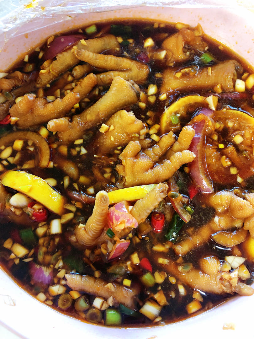 🍋柠檬百香果🌶️酸辣网红鸡爪