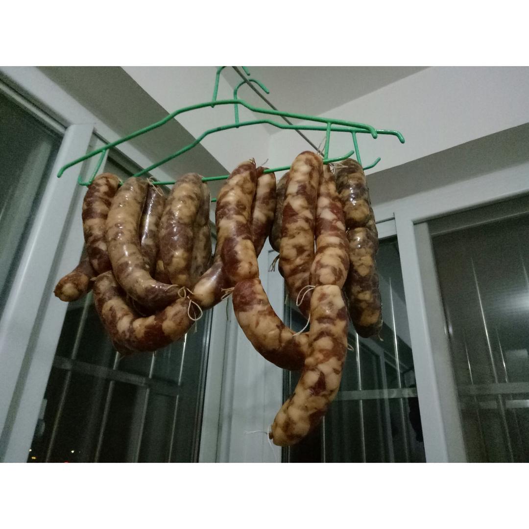 自制广味腊肠