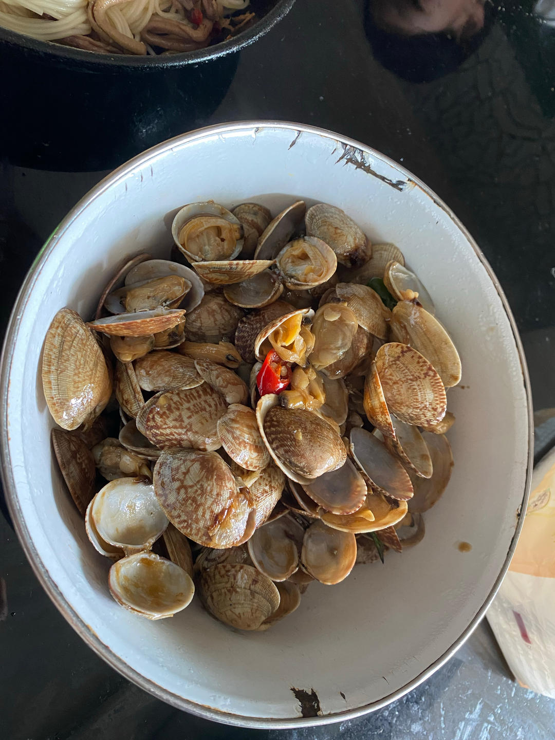 5分钟快手菜❗️秒杀路边摊爆炒花甲～好吃到爆