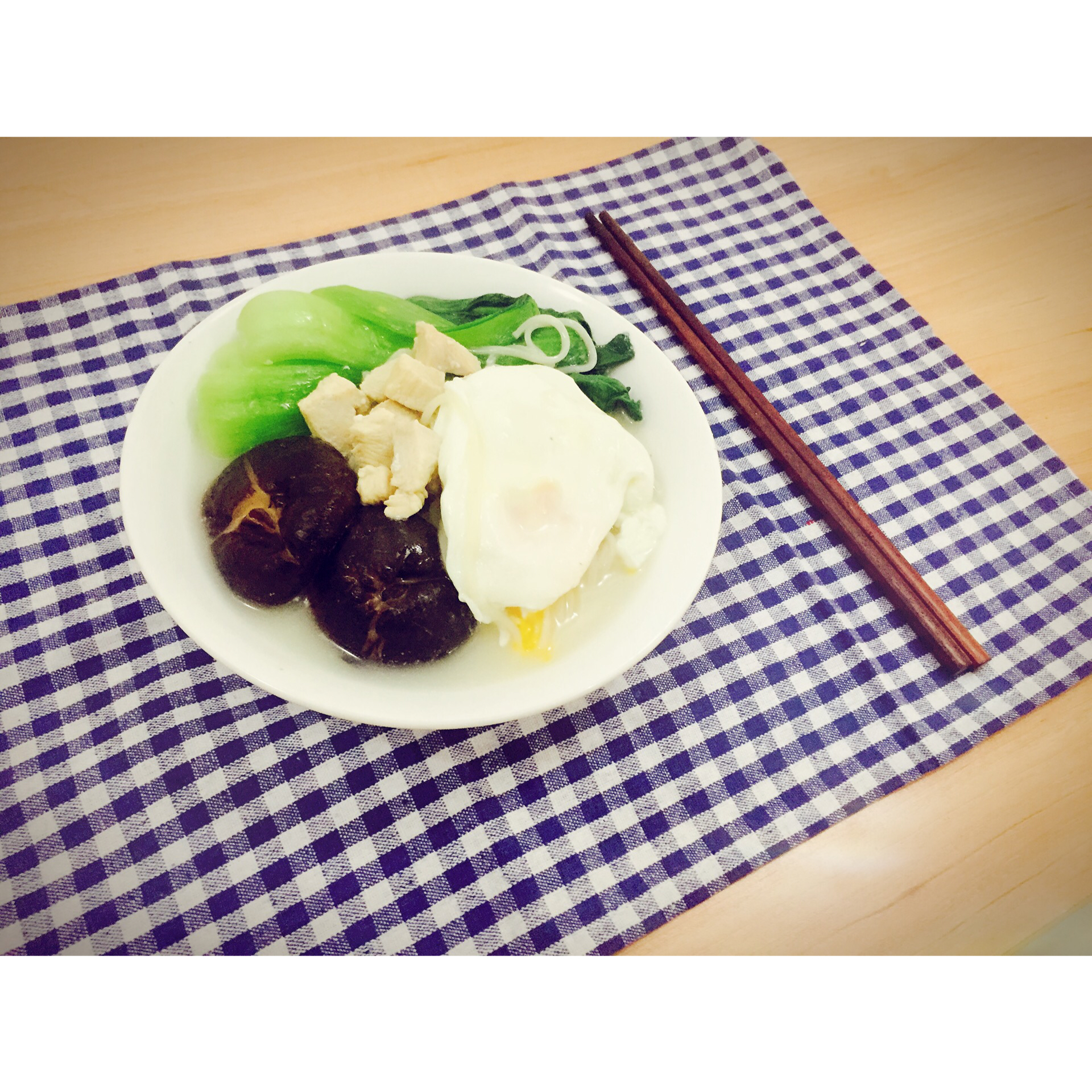 青菜香菇面