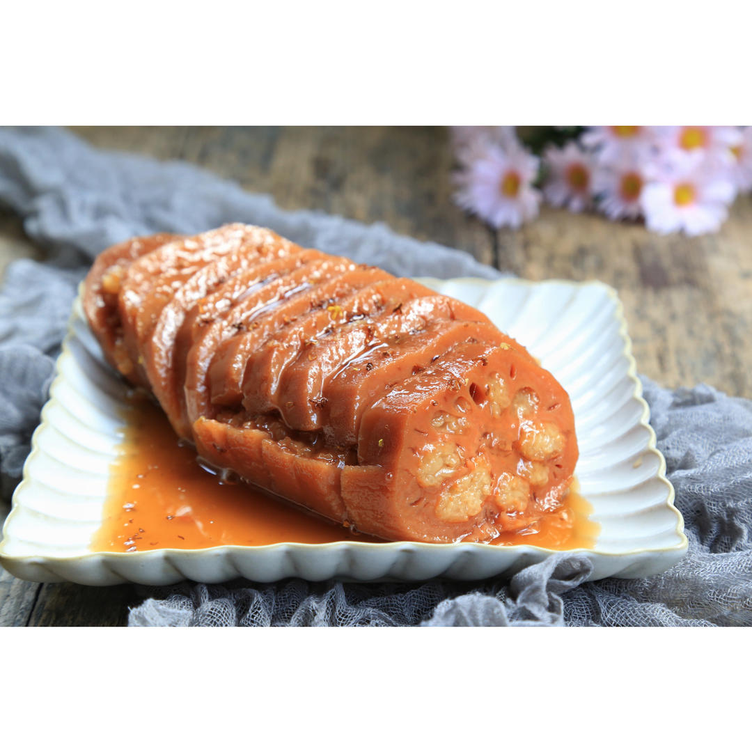 红豆汤圆子和桂花糯米藕——北鼎蒸炖锅