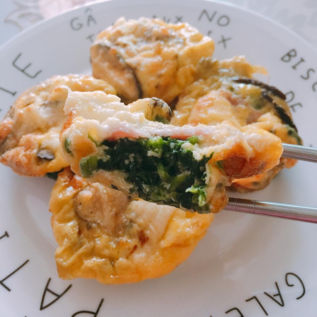 菠菜鸡蛋muffin