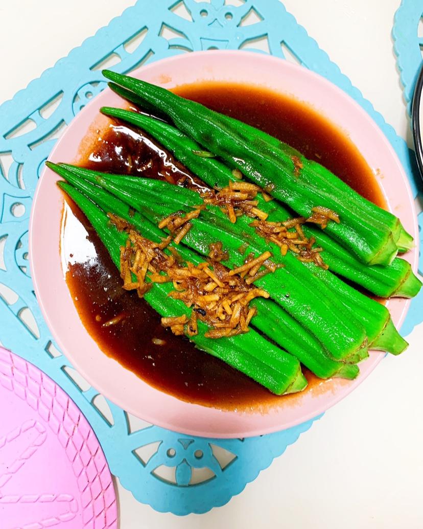 ‼️从此爱上秋葵‼️
白灼秋葵