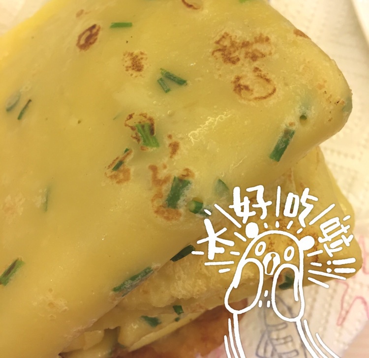 葱花鸡蛋饼