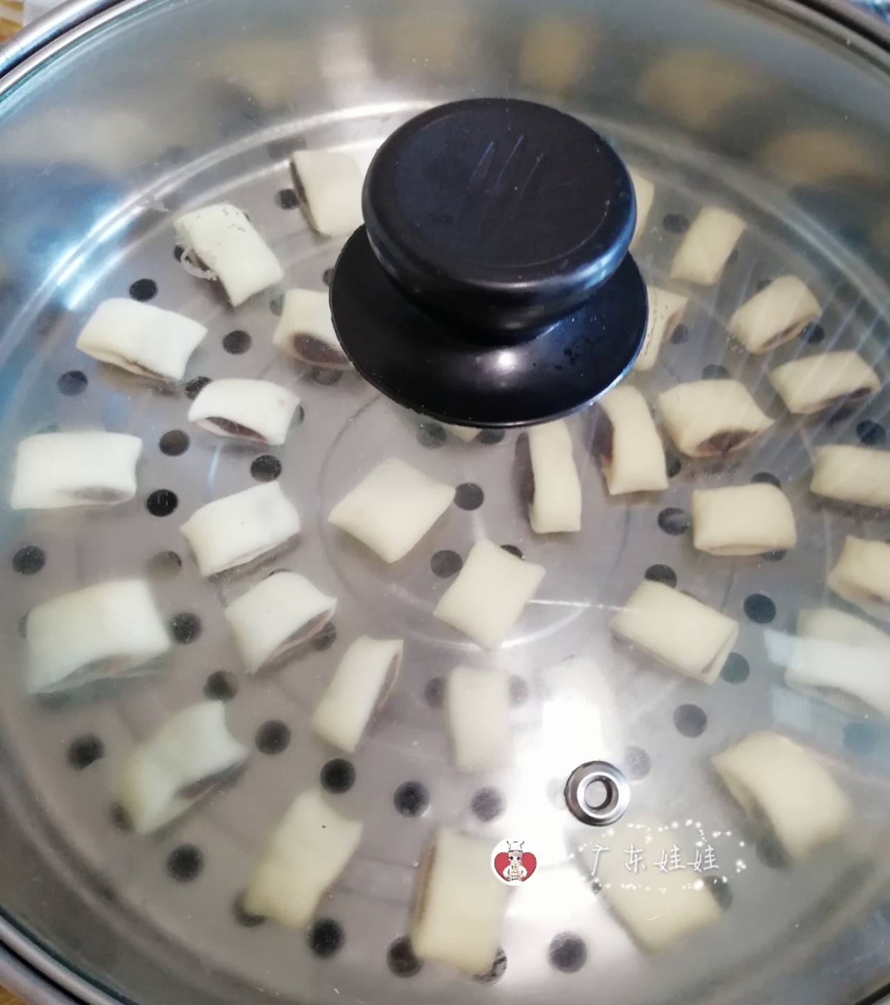 奶香夹心小馒头（一次发酵）的做法 步骤8