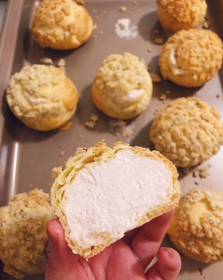 伯爵红茶酥皮泡芙