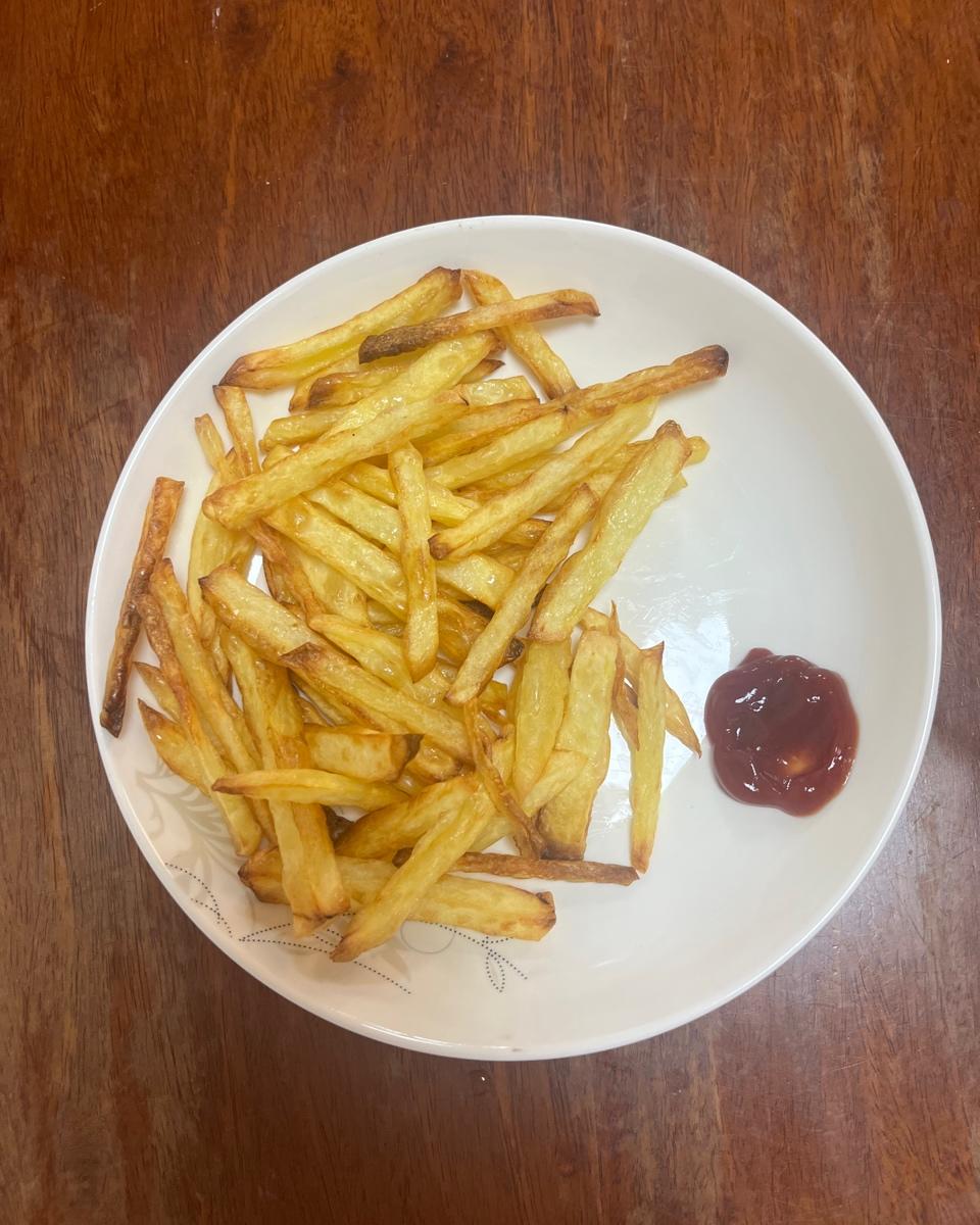 0失败！超简单！很省油！空气炸锅版薯条，现做现吃哦