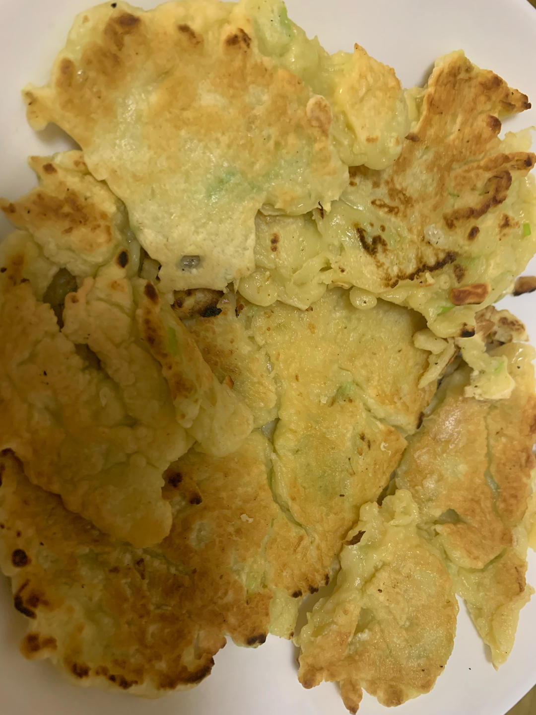 简单快手蔬菜鸡蛋煎饼