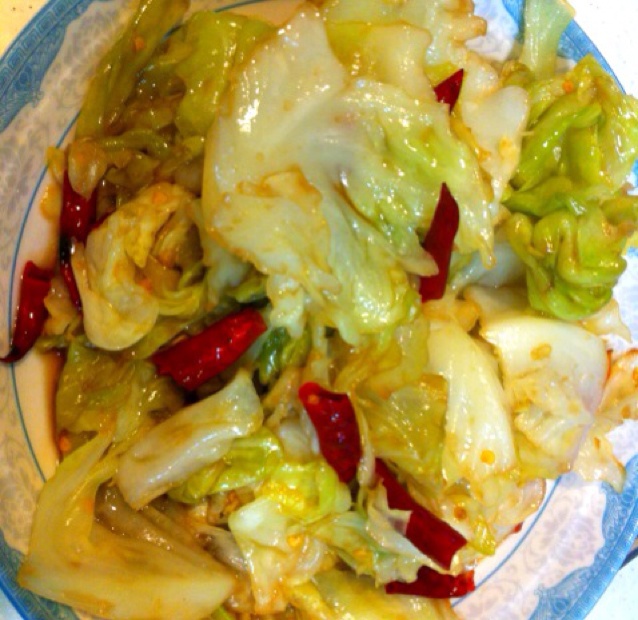 炝炒圆白菜