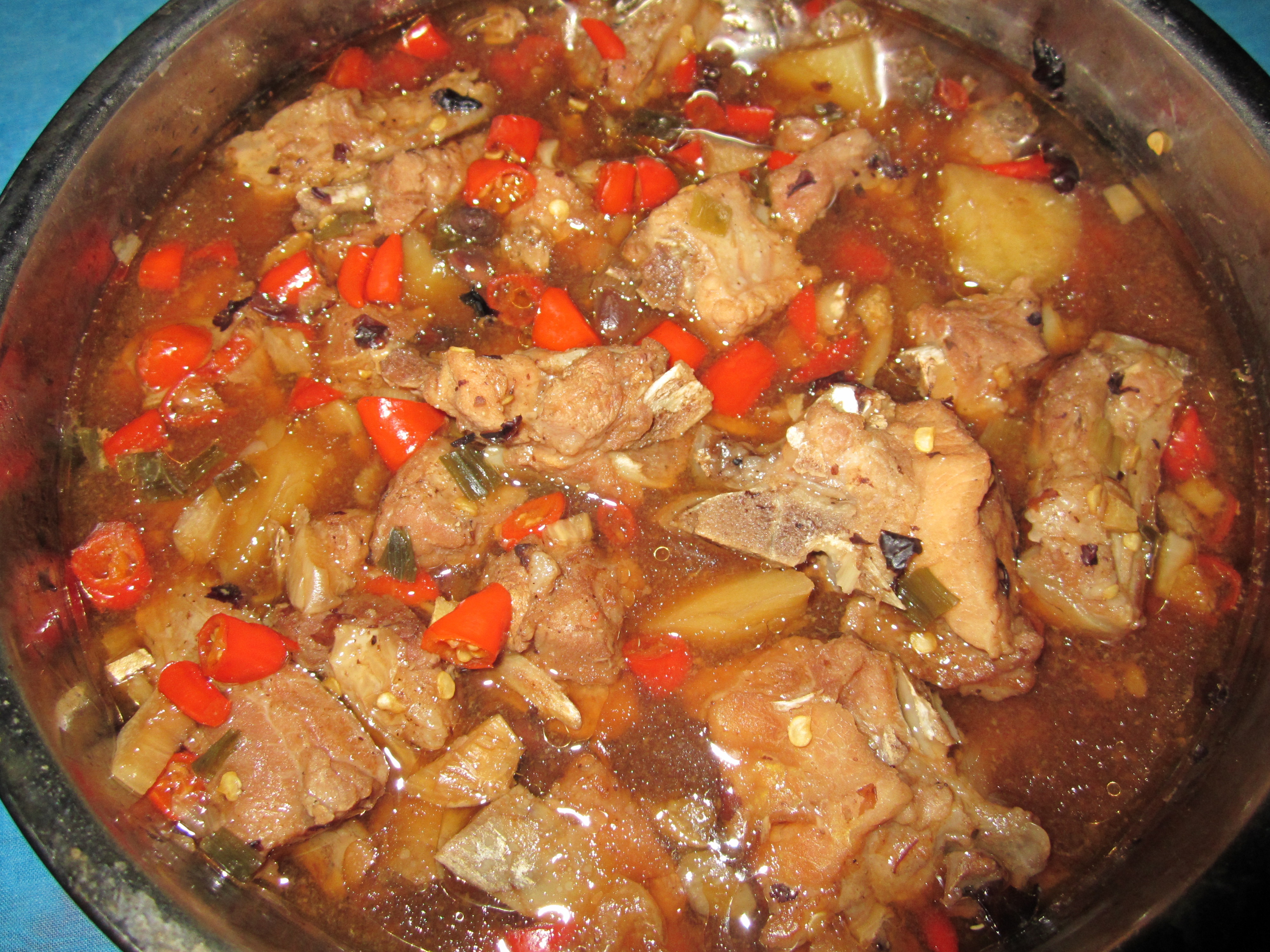 豉椒蒸土豆排骨
