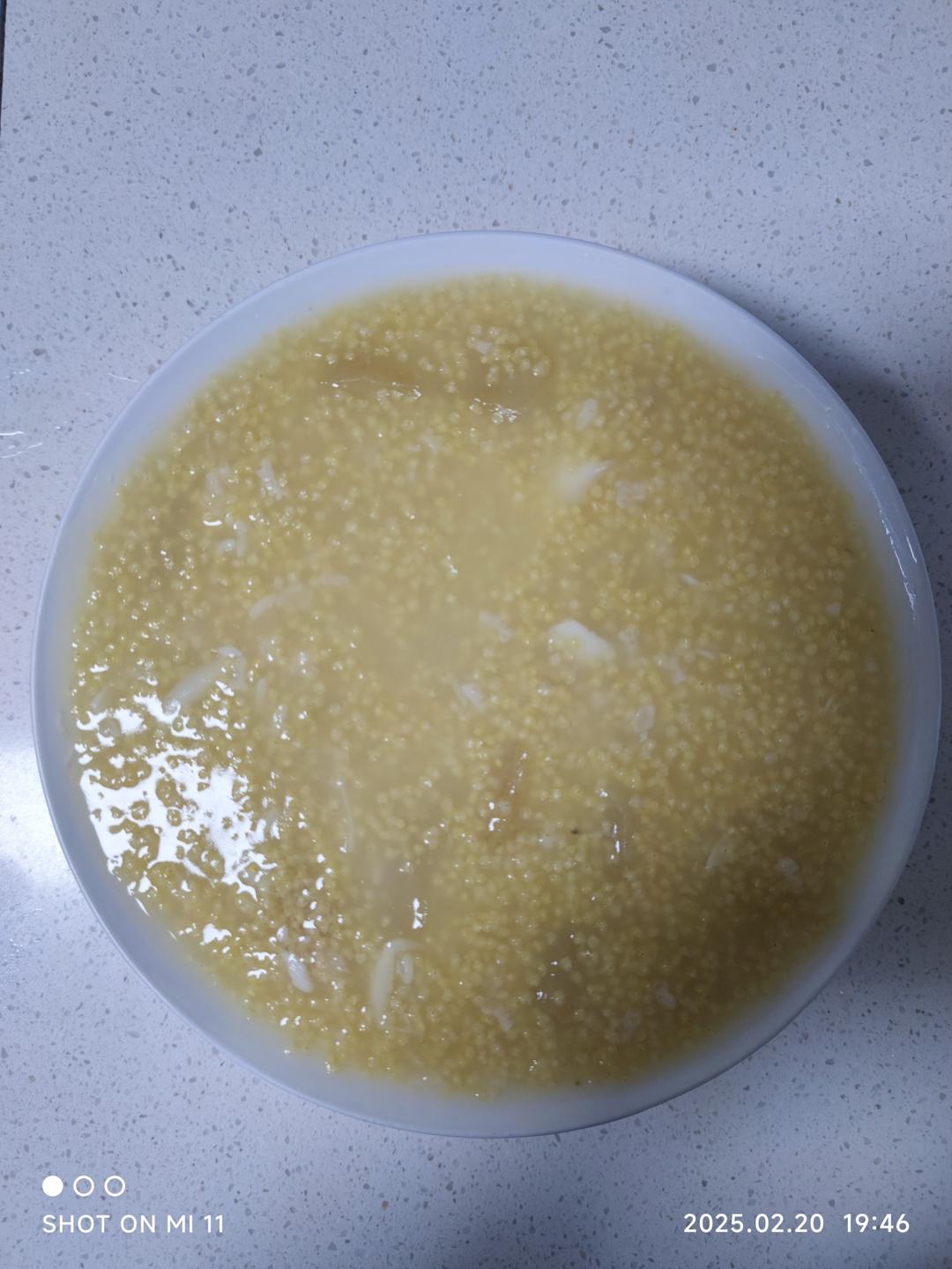 小米苹果粥