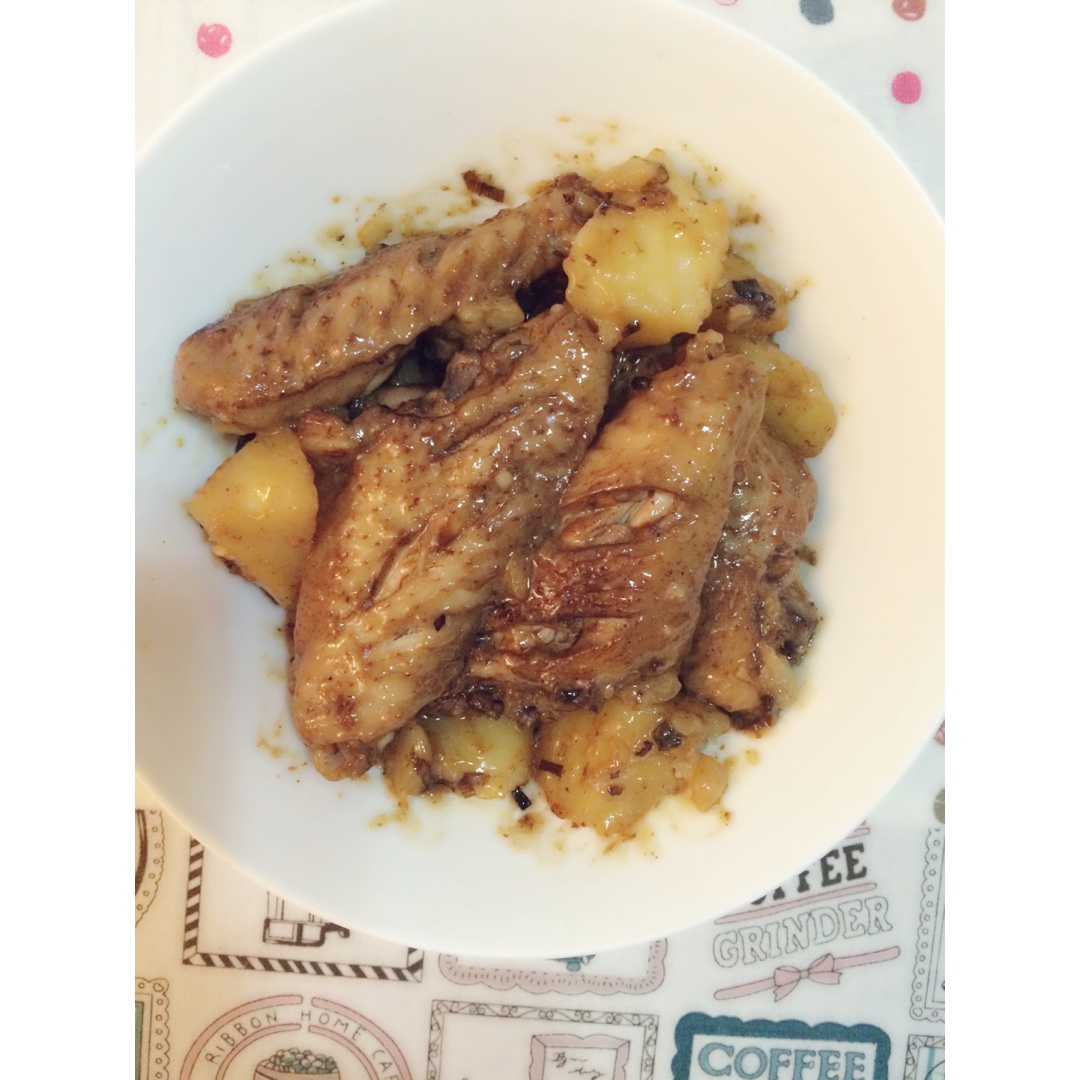 土豆炖鸡翅（快手零失败）