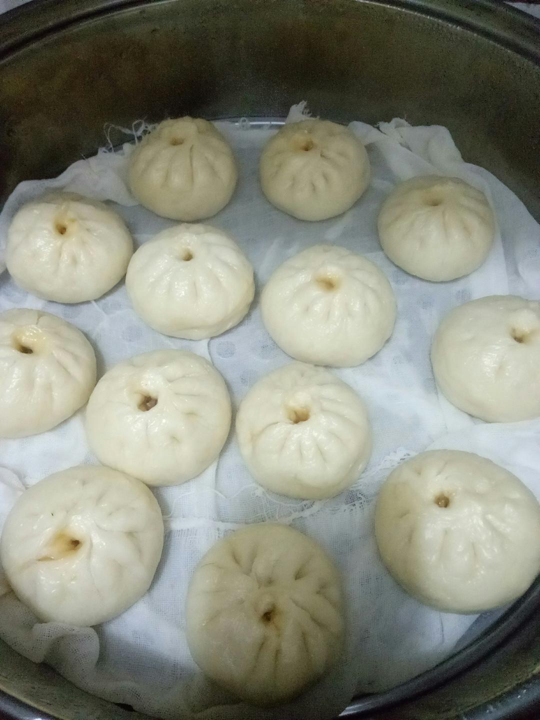 手工包子（肚脐包）