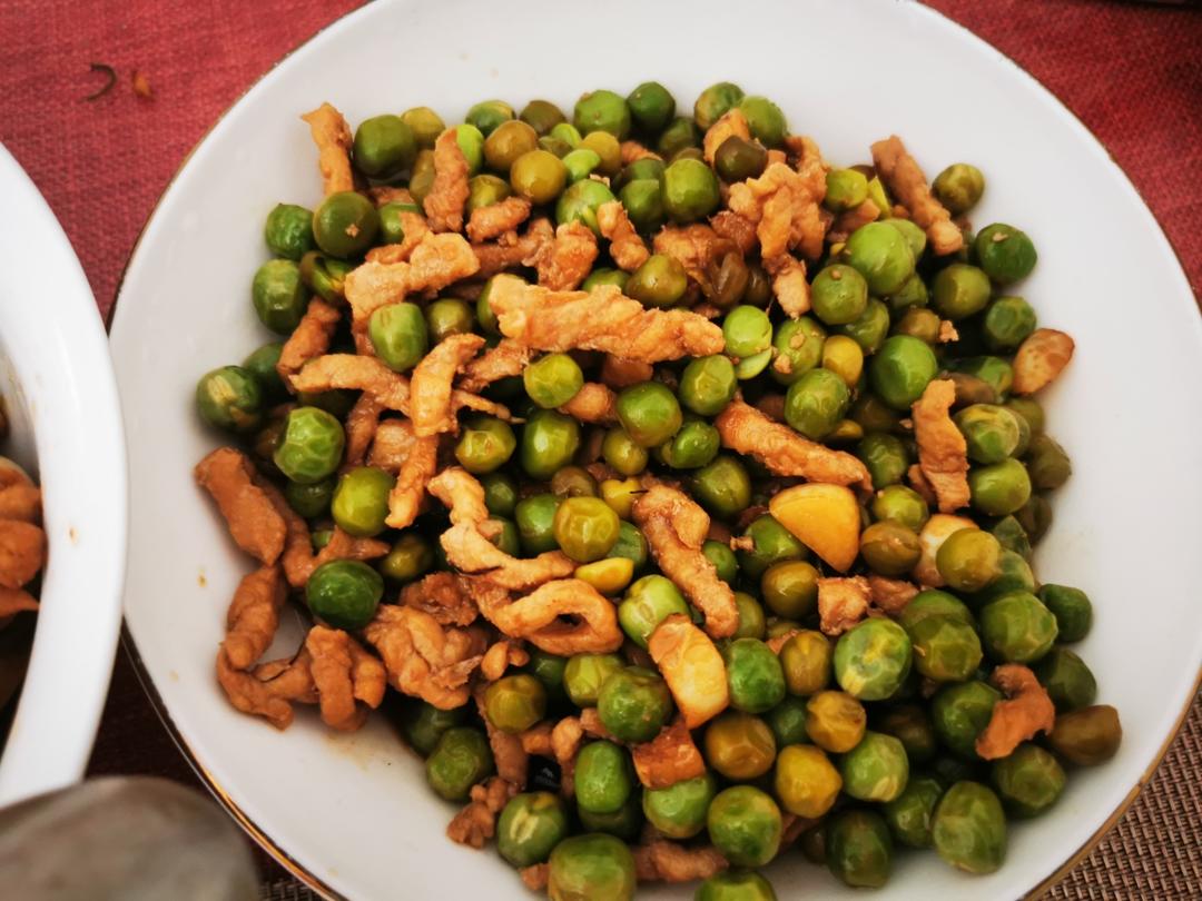 肉炒豌豆