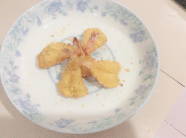 面包糠炸虾
