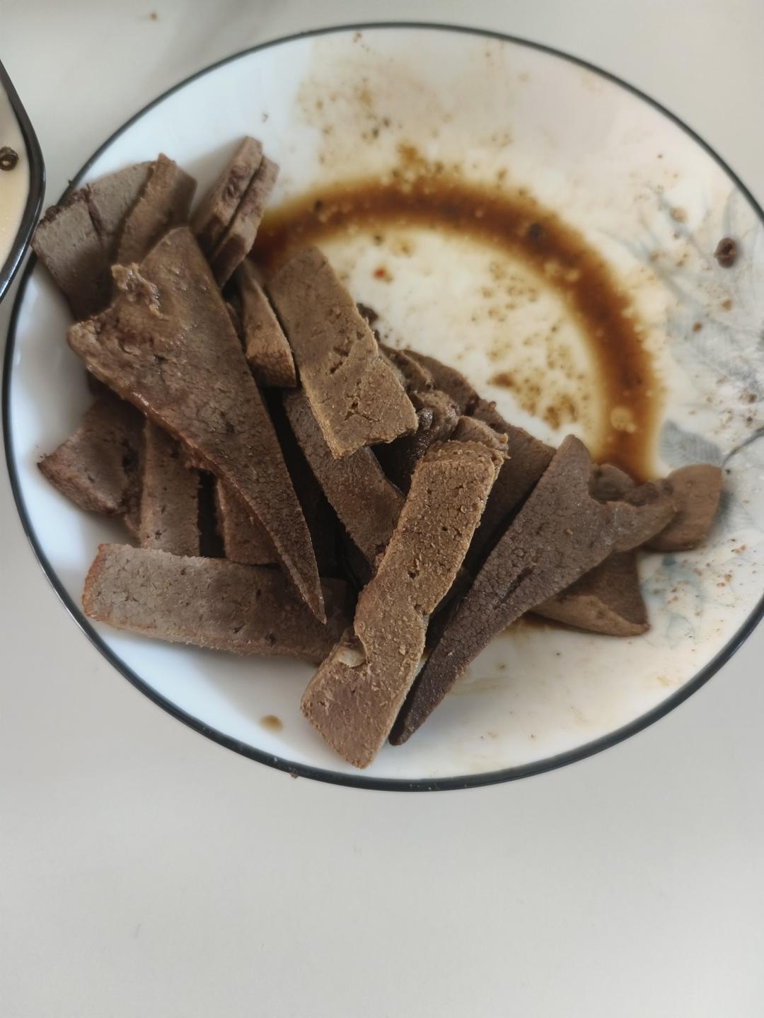 简单至极的白切猪肝