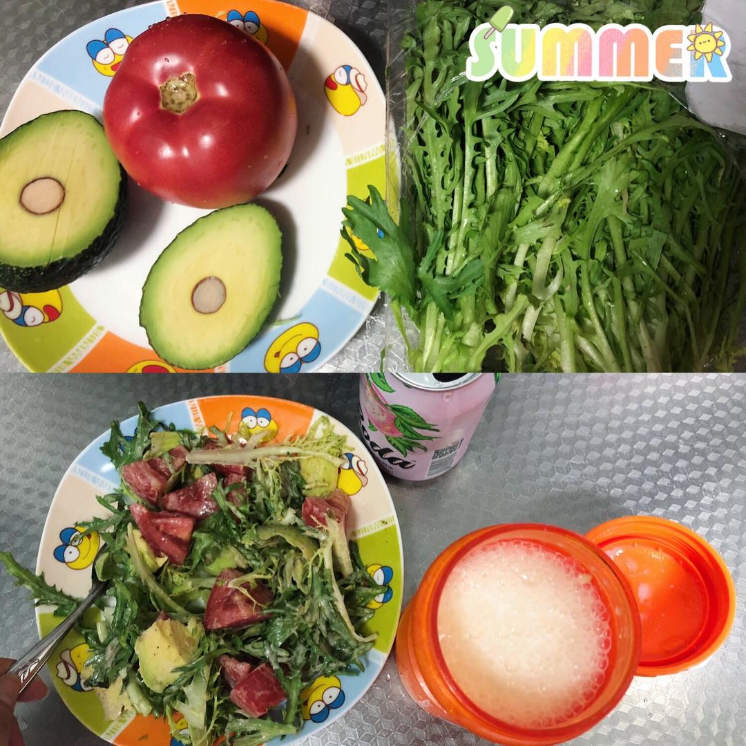 牛油果番茄salad的做法