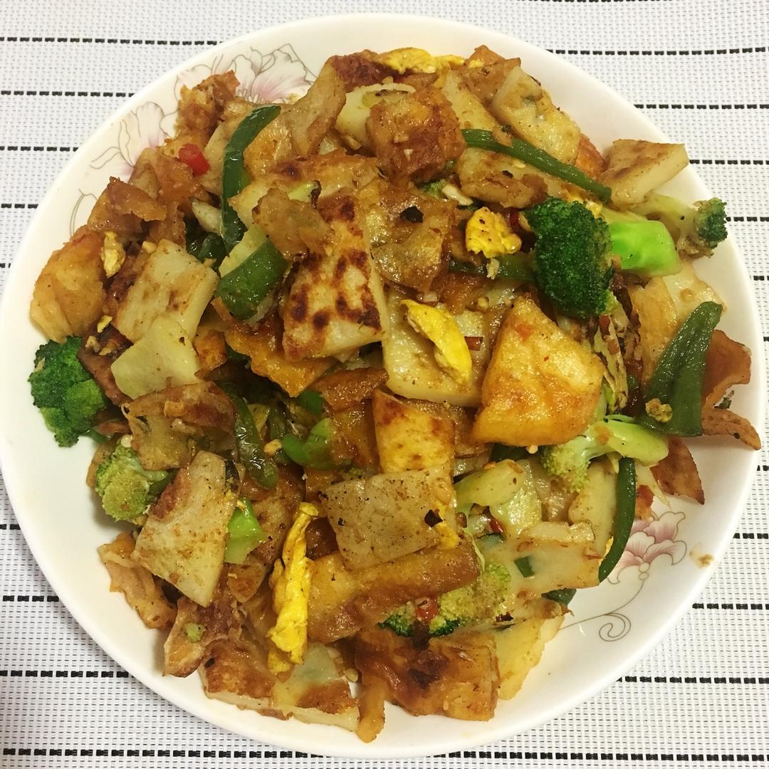 陕西私房炒饼[内附饼丝做法]