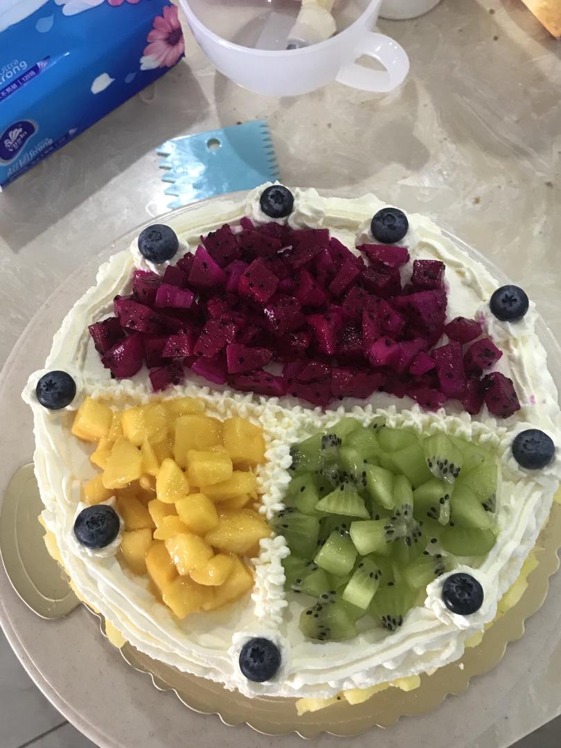 8寸水果生日蛋糕