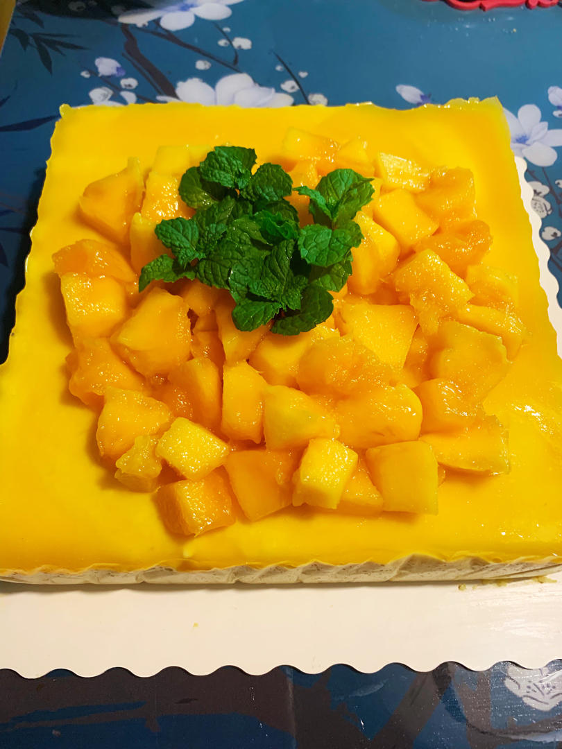 芒果慕斯蛋糕🍰（8寸）