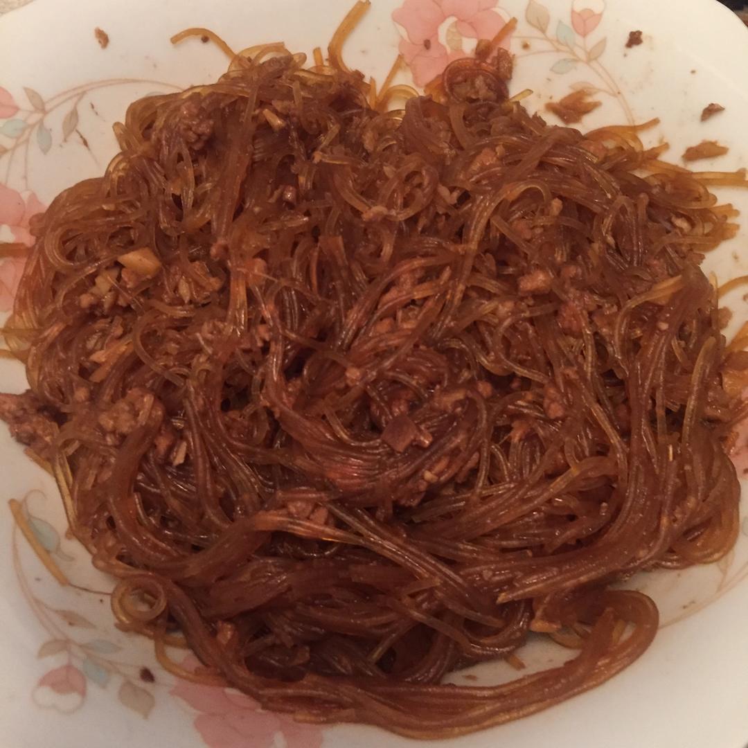 肉末粉丝煲