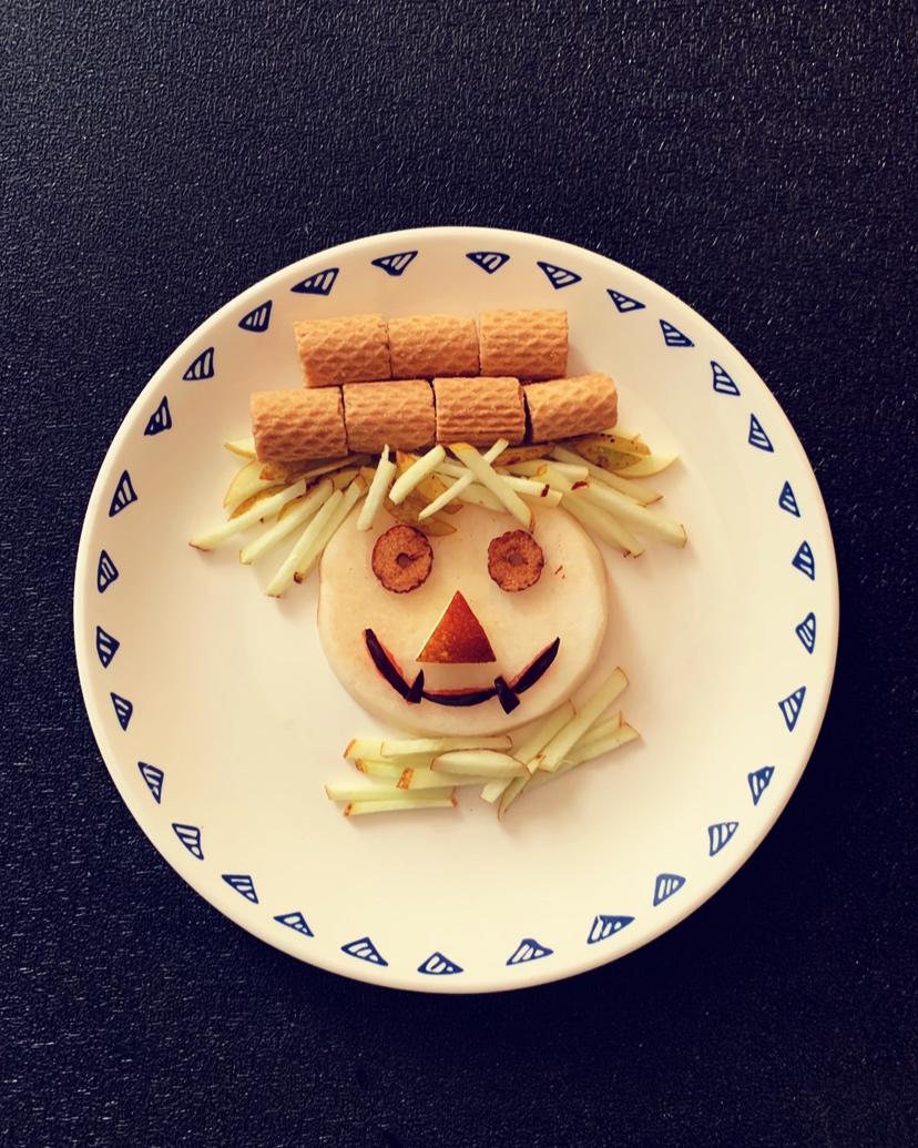 宝宝餐炒饭水果拼盘