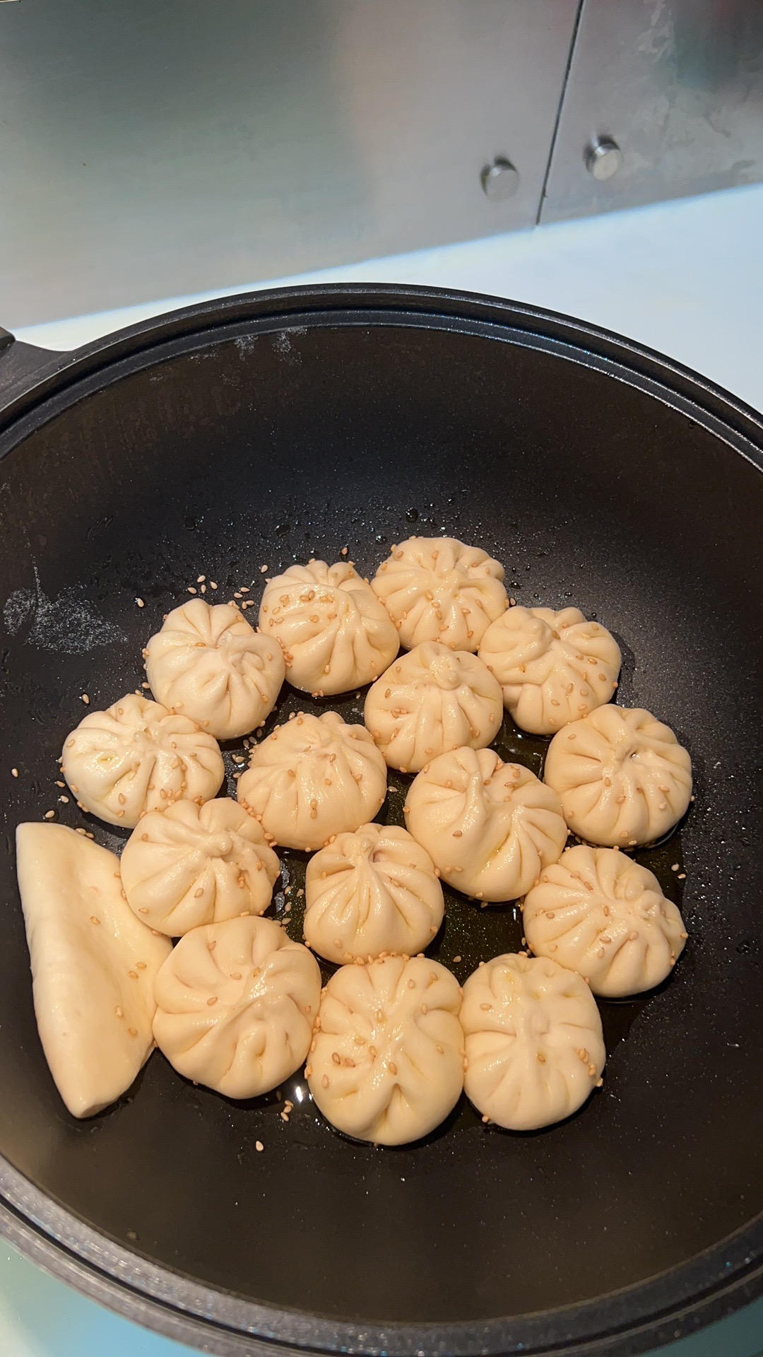 简单美味的生煎包 脆底全发酵『步骤详细』