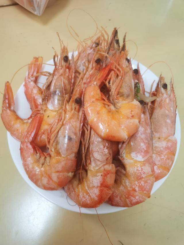 无水版白灼大虾