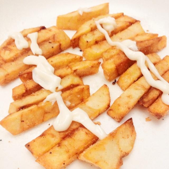 沙拉酱拌薯条