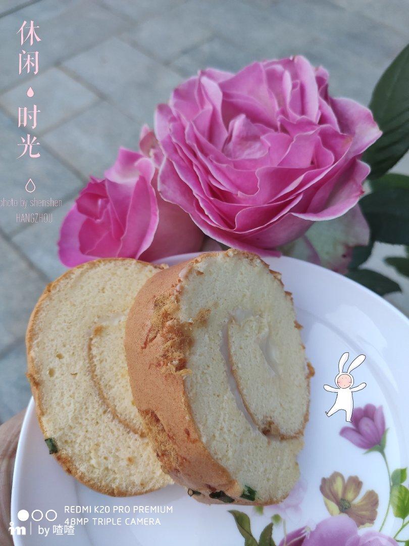 香葱肉松蛋糕卷