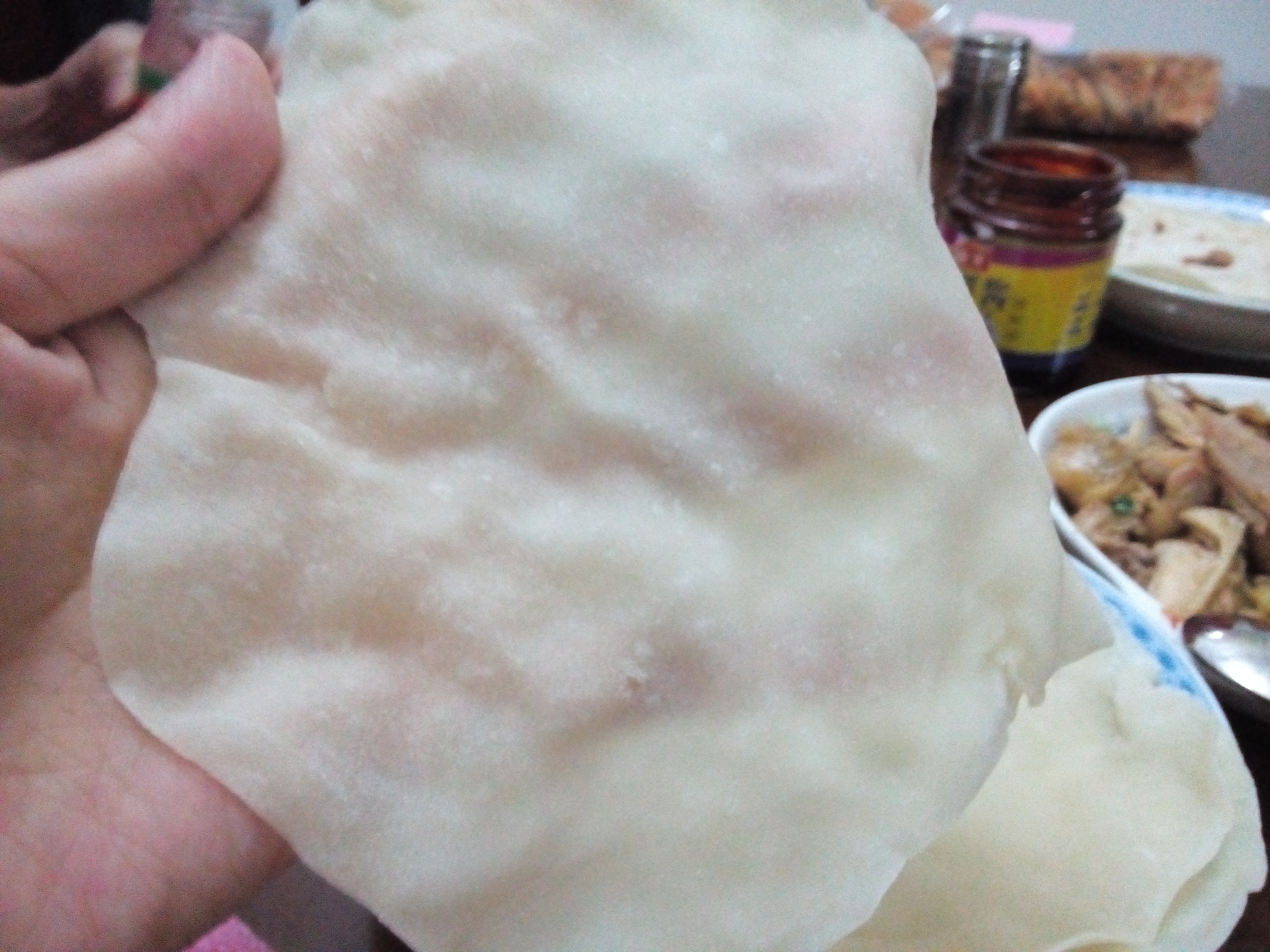 荷叶饼，水单饼