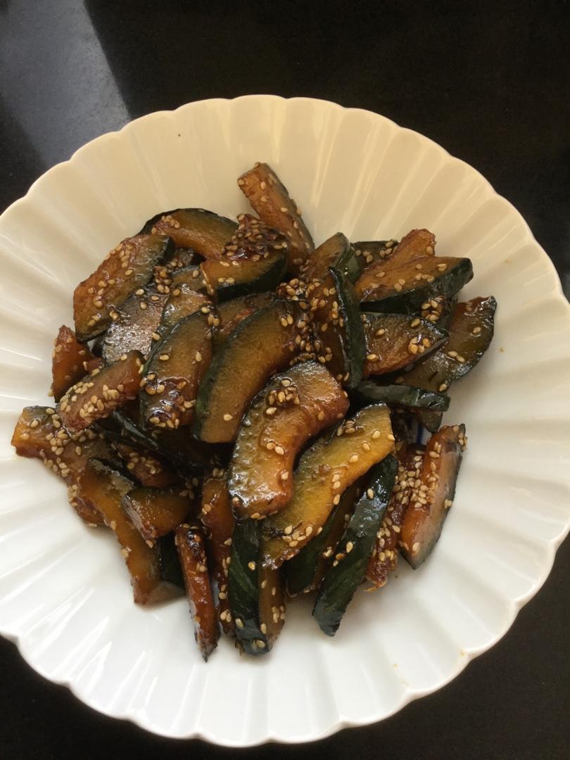 日式烧南瓜～简单家常又健康～