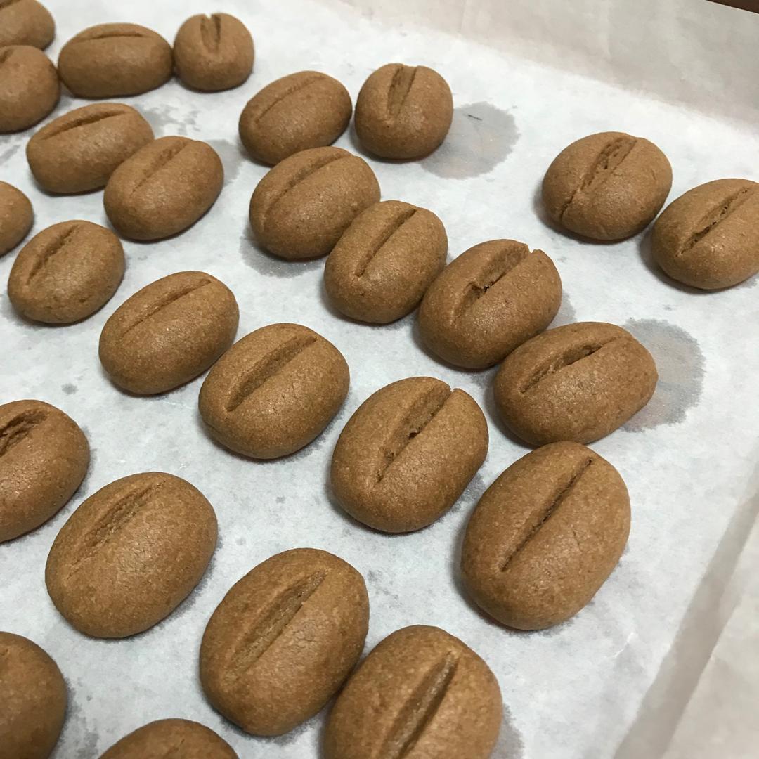 ㊙️萌化了‼️酥脆可口的咖啡豆饼干‼️一学就会