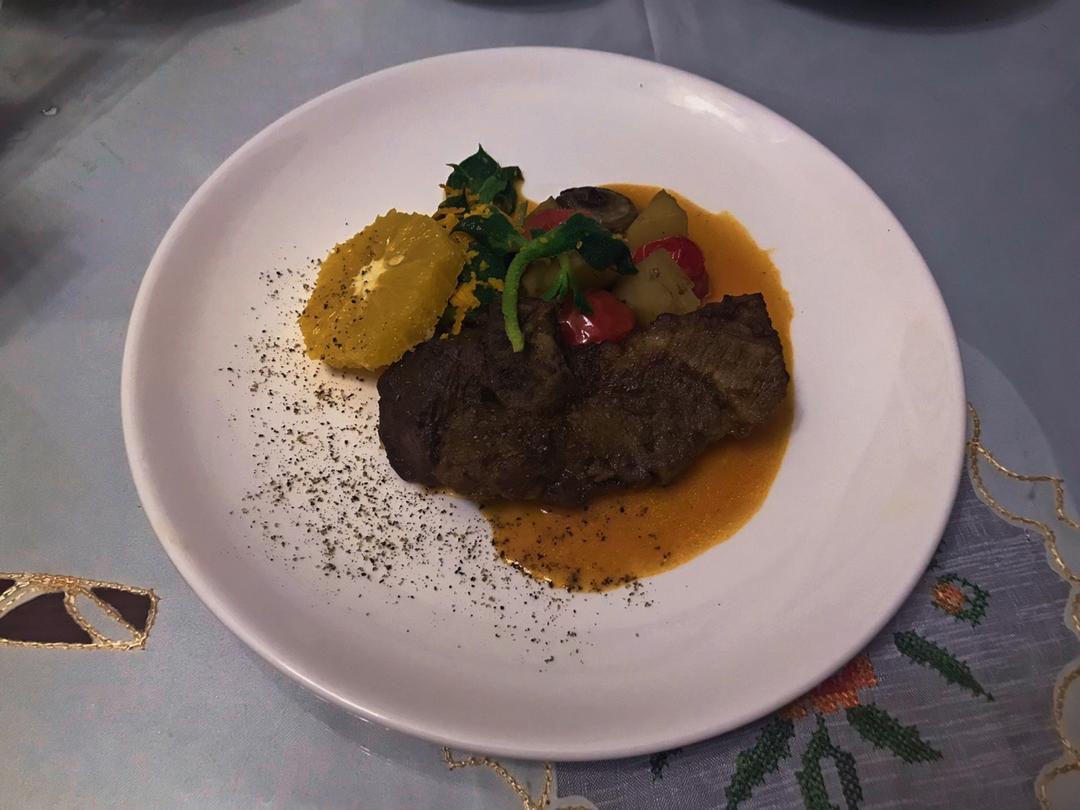 蔬菜烤排骨