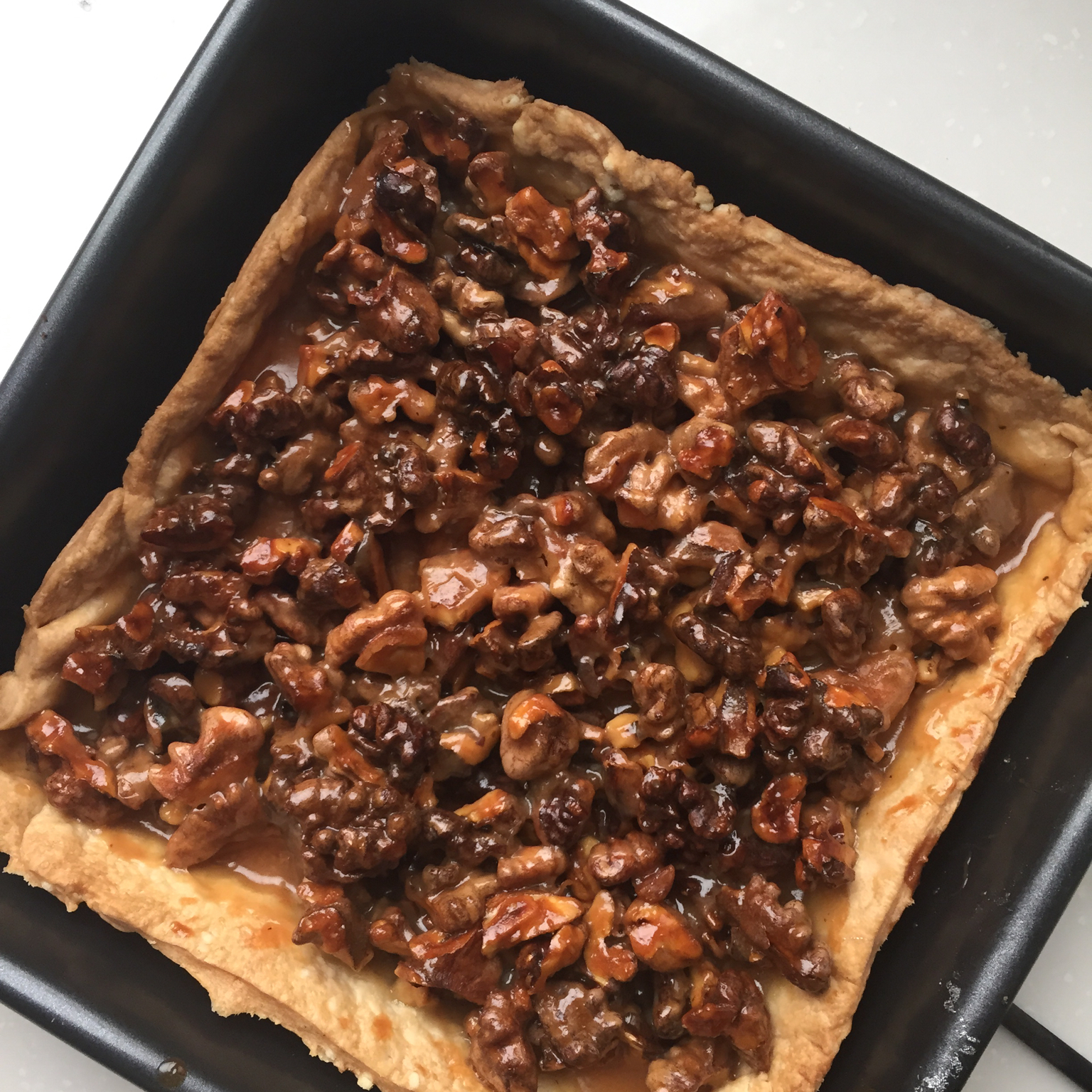 焦糖核桃塔（视频菜谱）