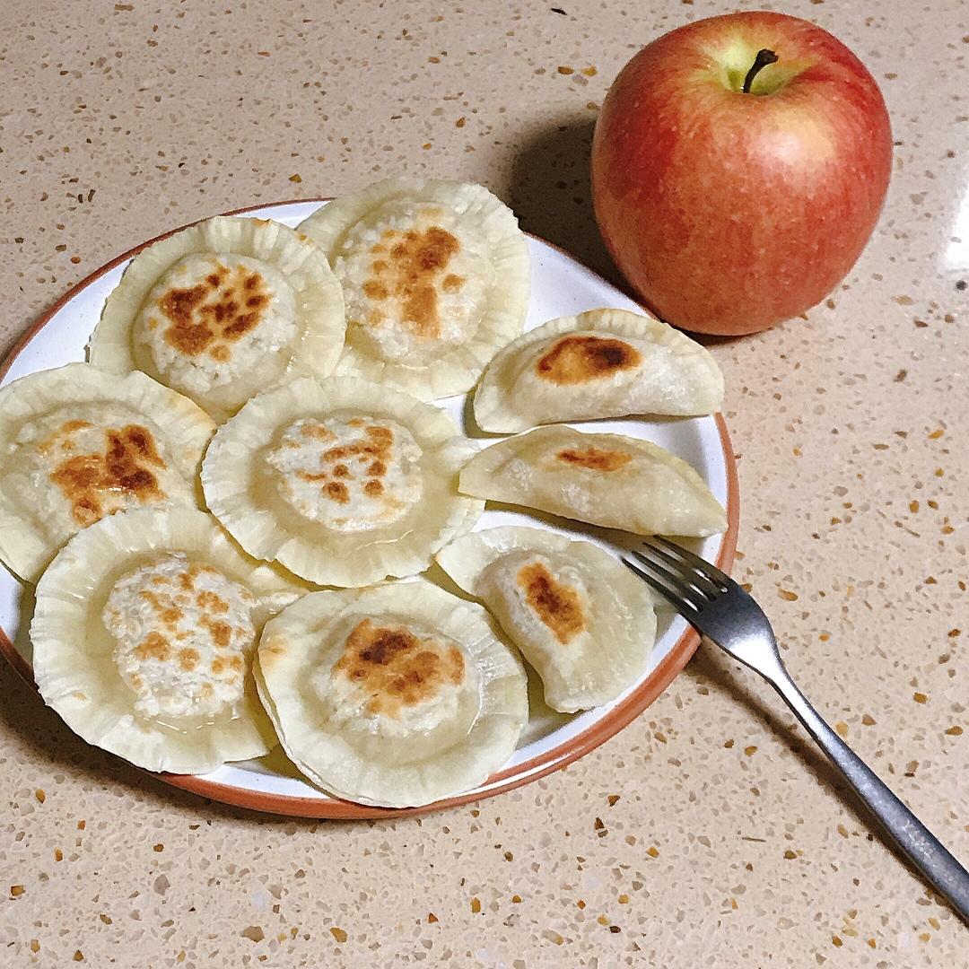 饺子皮苹果派