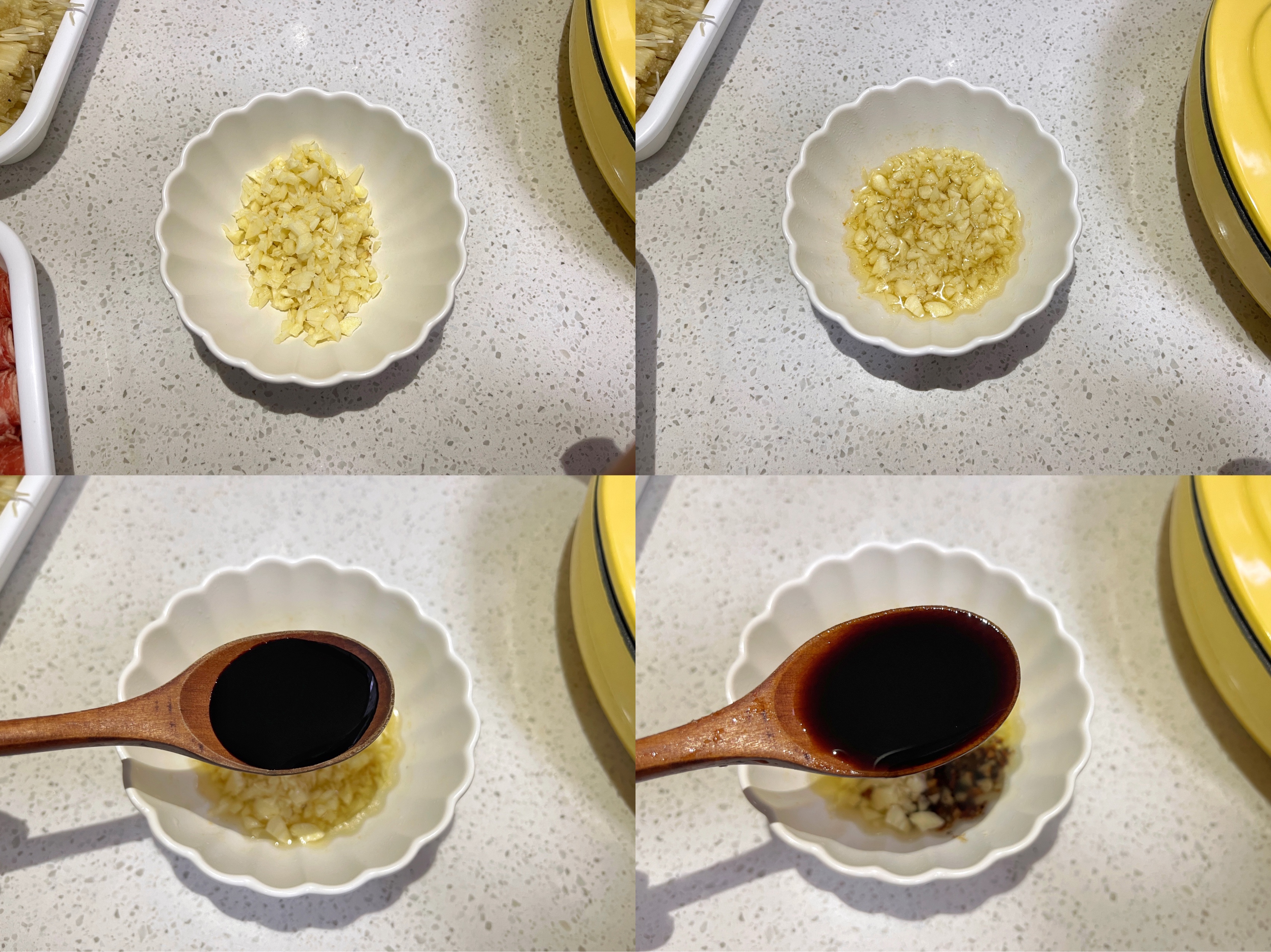 超快手‼️简单‼️的金针菇肥牛煲的做法 步骤2