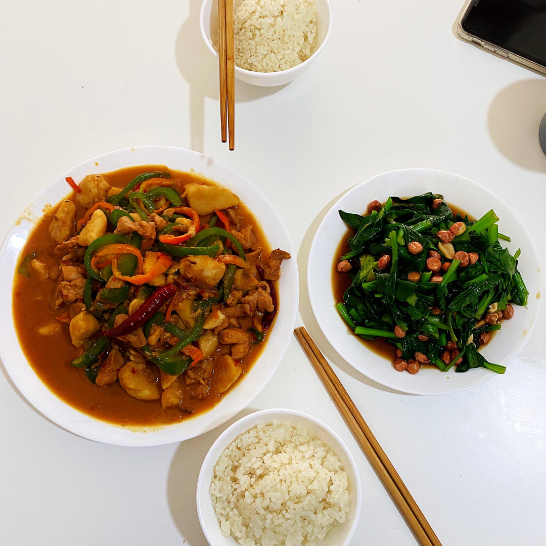 跟妈妈偷学的芋儿鸡，老公说可以去开店了