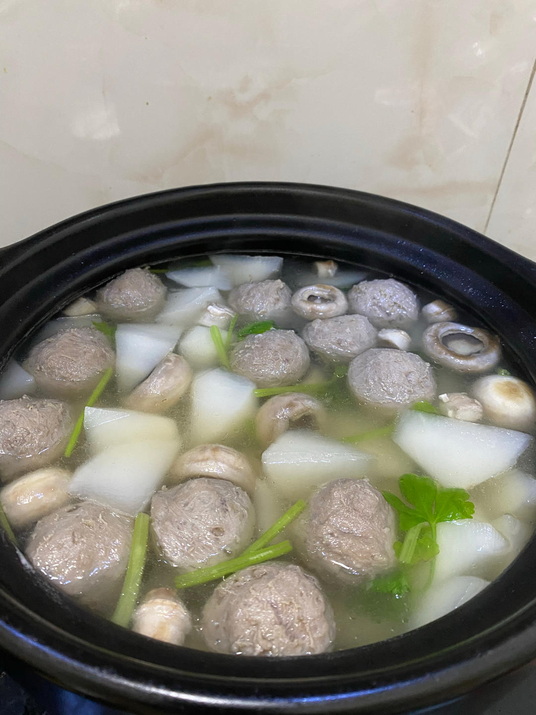 牛肉丸萝卜汤