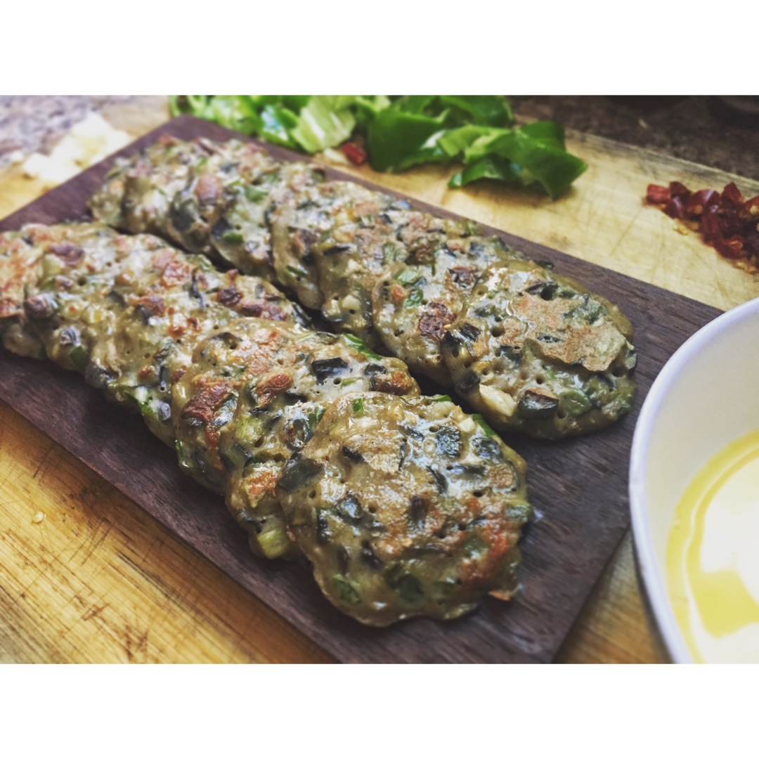 茄子面糊饼