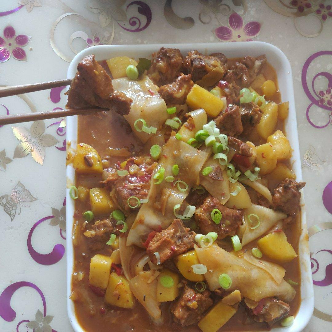 红烧排骨土豆