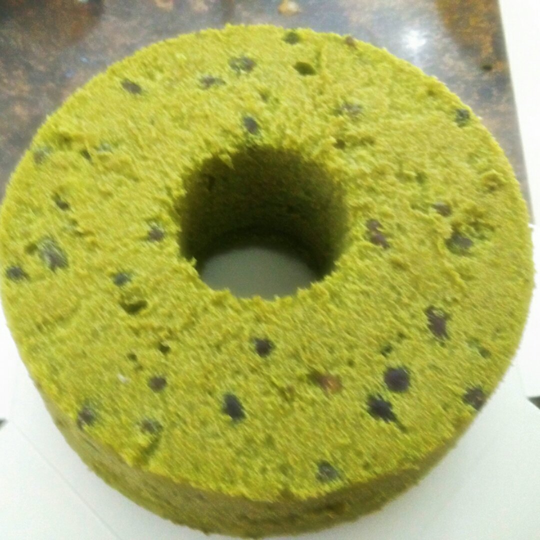 抹茶蜜豆戚风